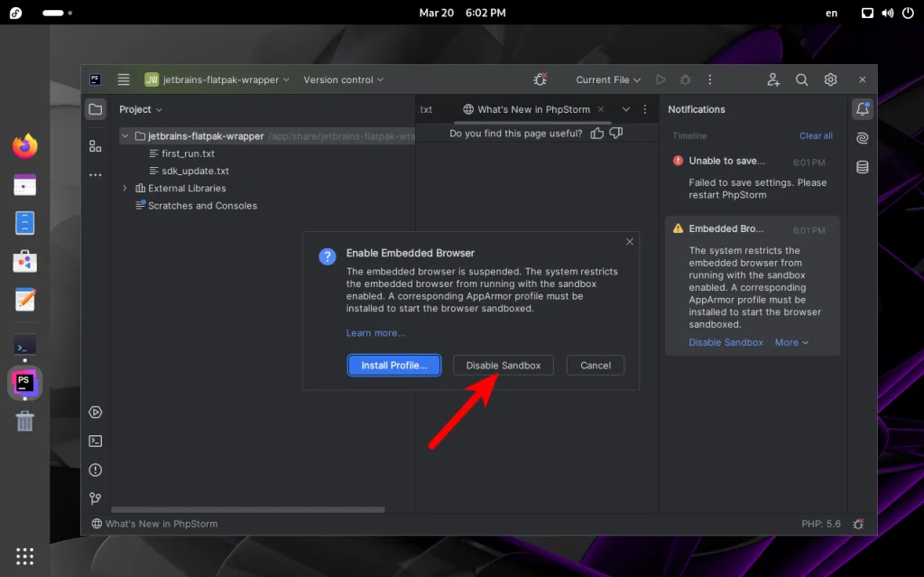 PHPStorm в Fedora 41: Полная инструкция по установке и настройке Flatpak-версии