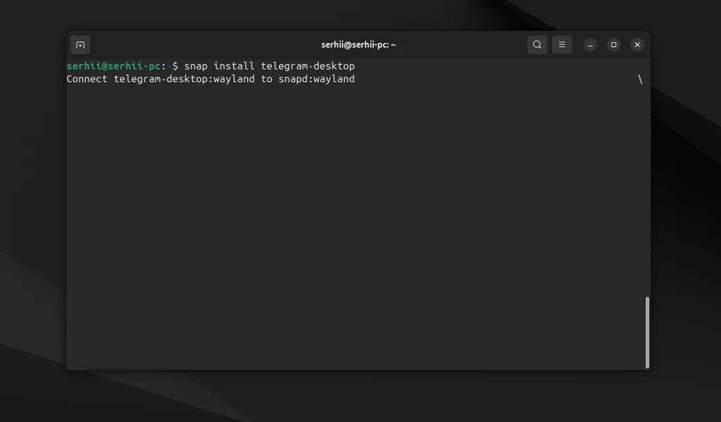 Telegram на Ubuntu 24.04: 3 рабочих способа установки