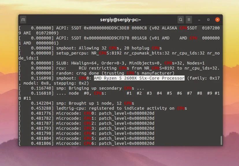 dmesg: Расшифровка логов ядра Linux для диагностики системы