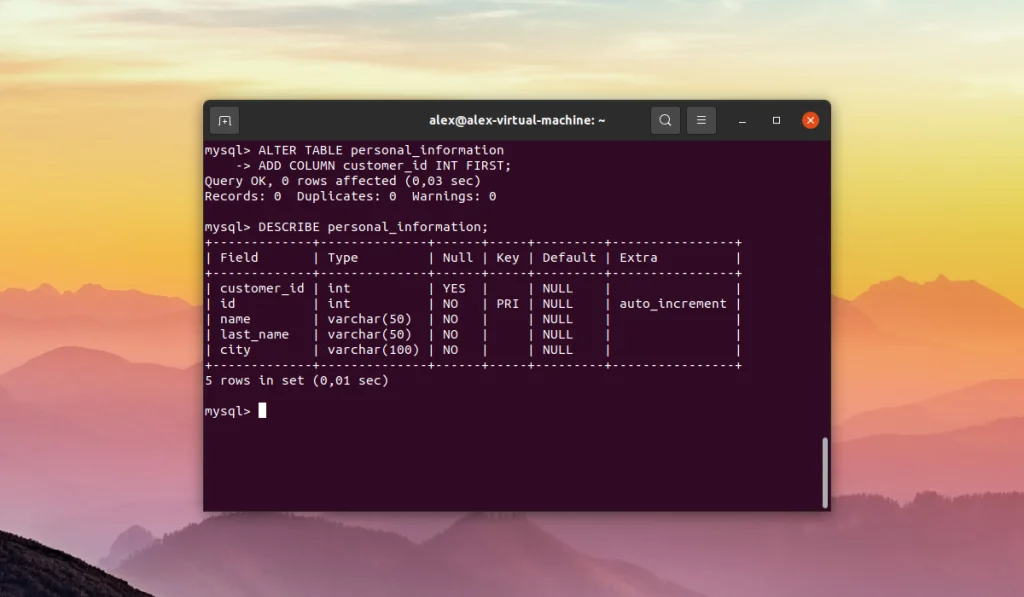 MySQL: Добавляем столбец в таблицу быстро и без ошибок