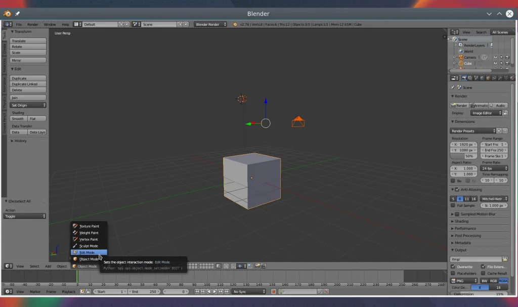 Blender с нуля: Первые шаги в 3D-моделировании для новичков