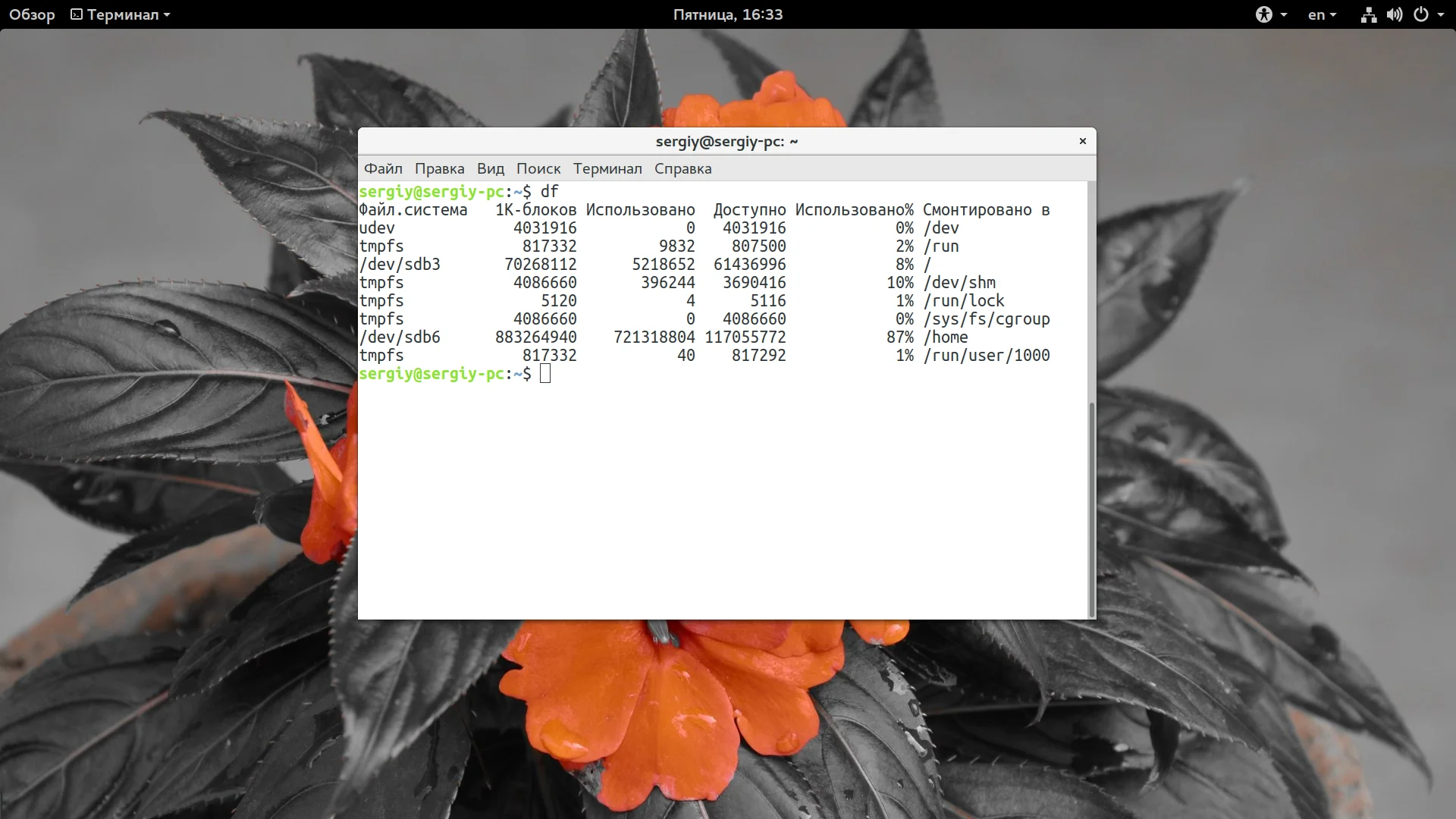 Диск переполнен? Команда df покажет, куда делось место в Linux