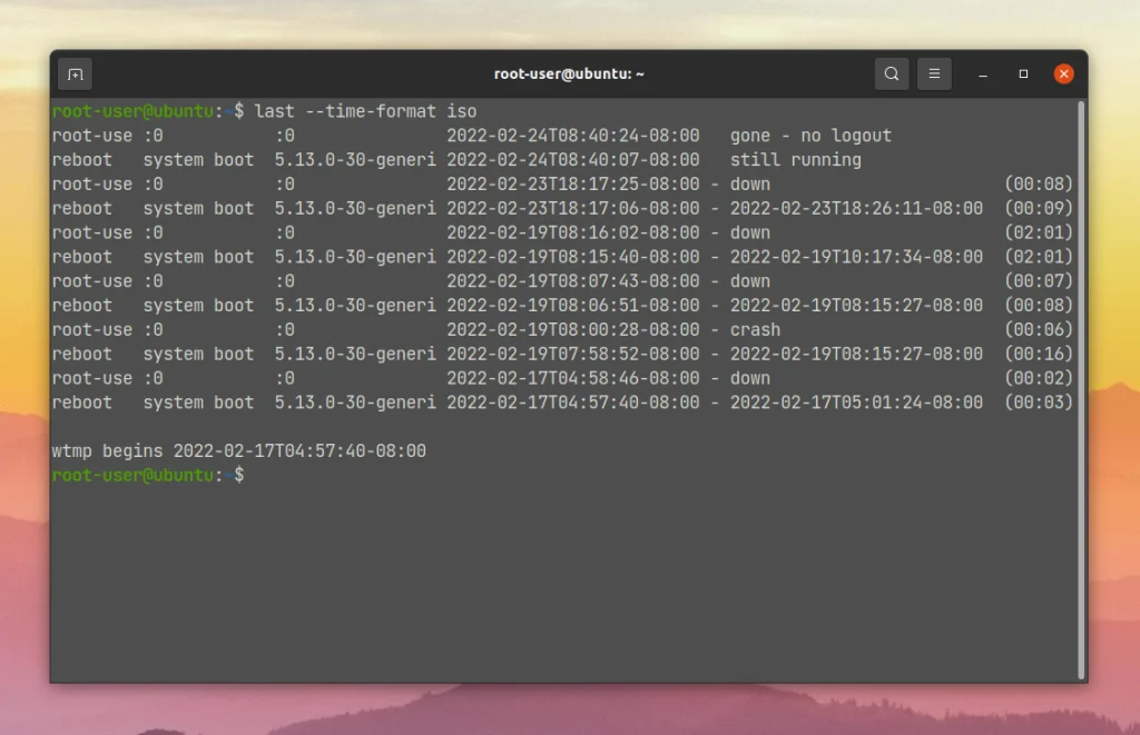Кто, когда и откуда: Раскрываем все тайны входов в Linux с помощью last