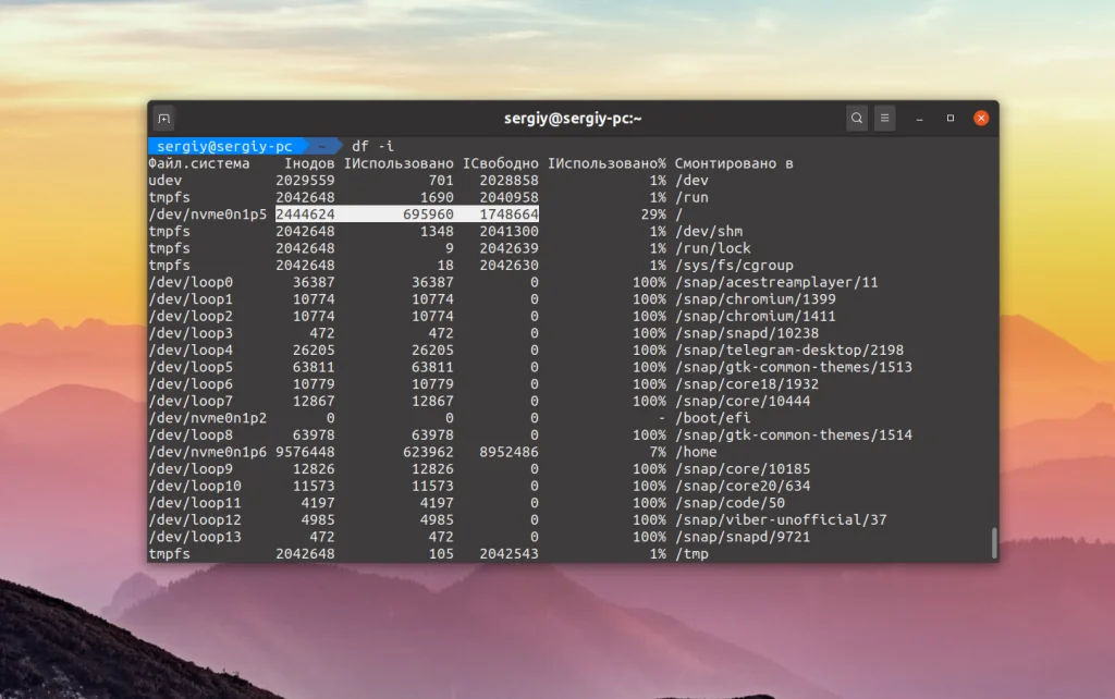 Inode в Linux: почему место на диске есть, а файл создать нельзя