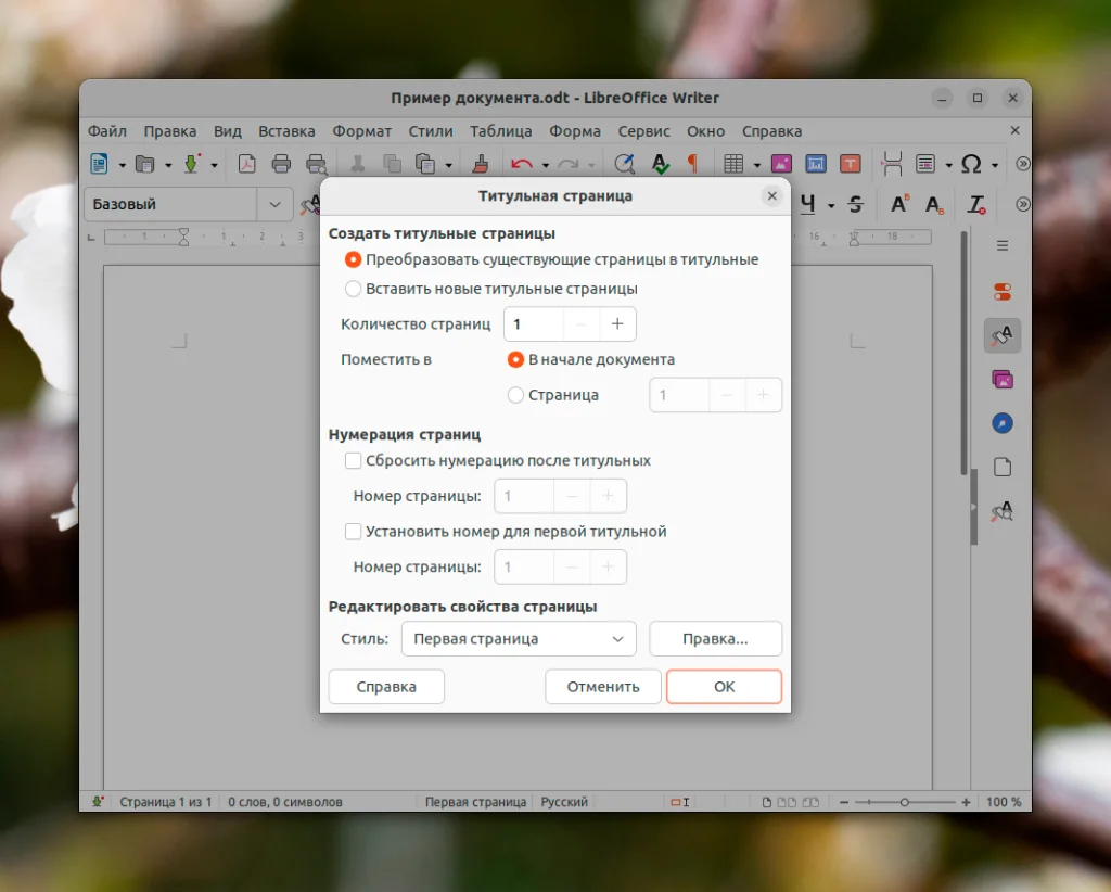Секрет стильного документа: Как добавить идеальную рамку в LibreOffice за 2 минуты