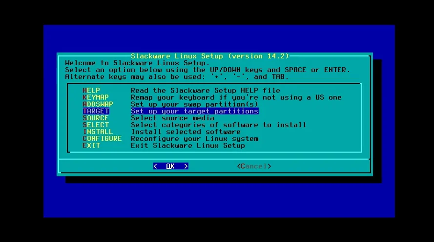 Slackware 14.2: Пошаговая установка легендарного Linux