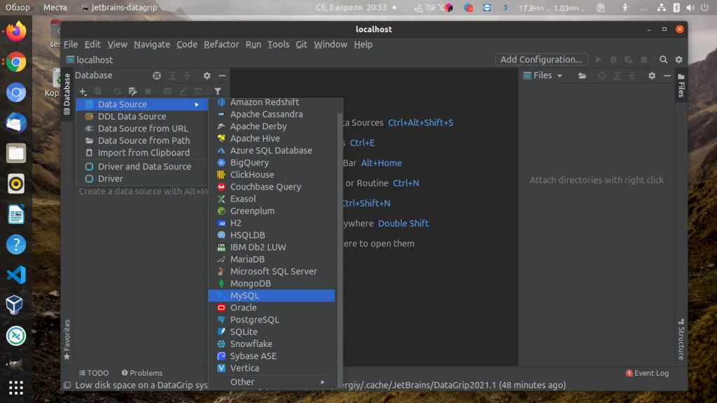 DataGrip в Ubuntu: 4 способа установить мощный клиент для баз данных