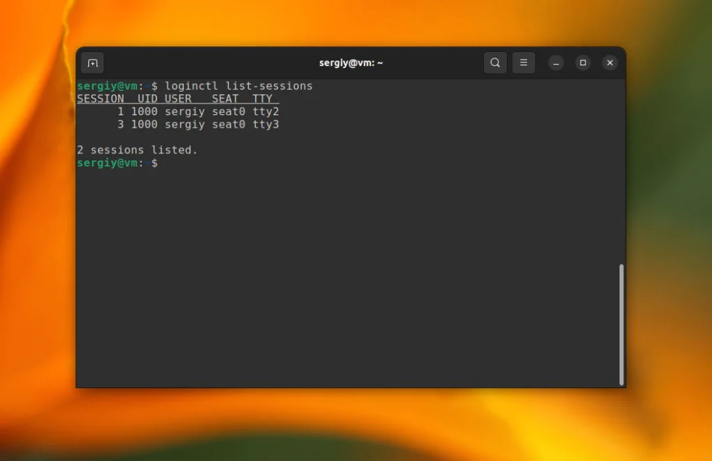 loginctl: Полный контроль над сессиями пользователей в Linux