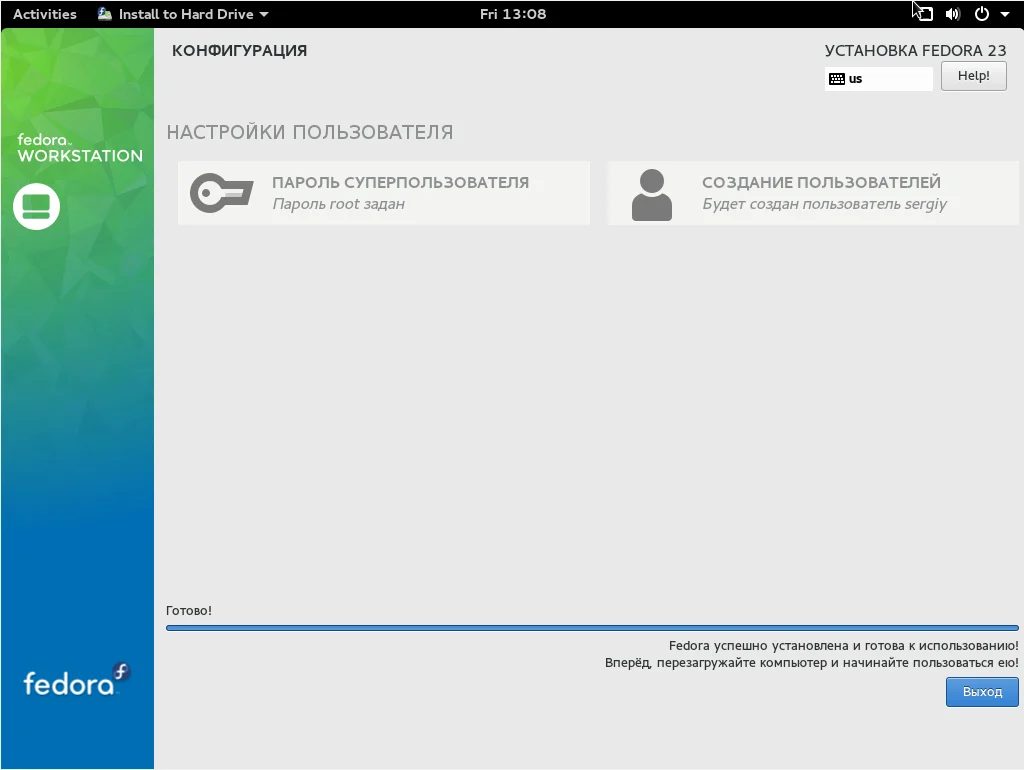 Fedora 23: Полное руководство по установке с флешки для новичков