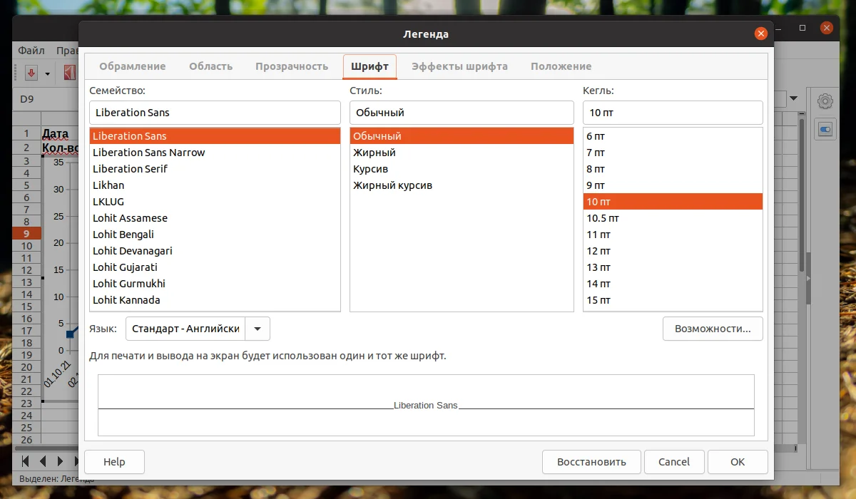 Строим идеальный график в LibreOffice Calc: от данных до визуализации за 5 минут