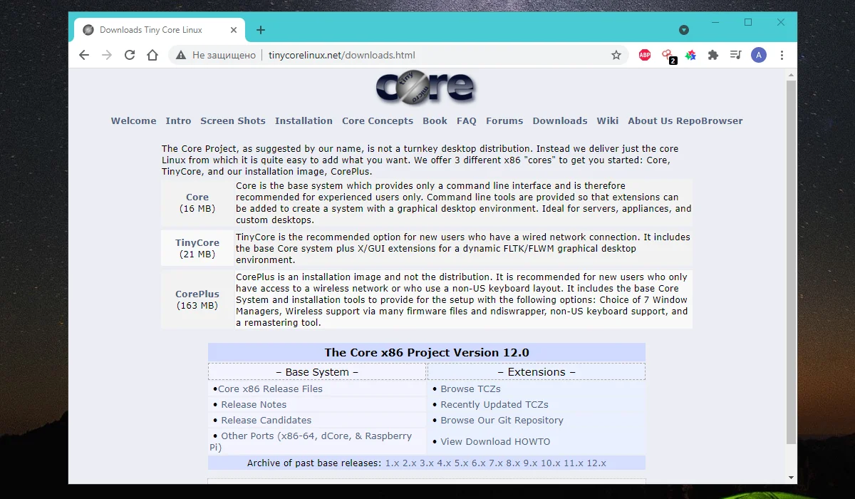 Воскреси свой старый ПК: Устанавливаем Tiny Core Linux — систему размером с картинку!