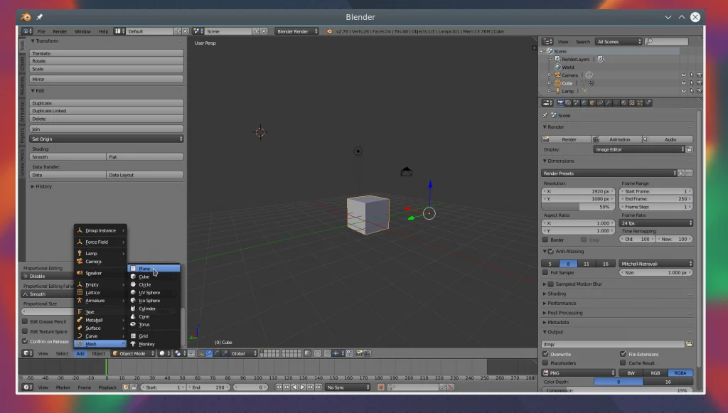 Blender с нуля: Первые шаги в 3D-моделировании для новичков