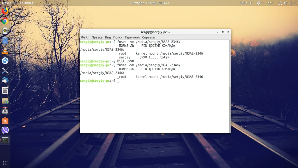 Устройство занято: как быстро исправить ошибку в Linux
