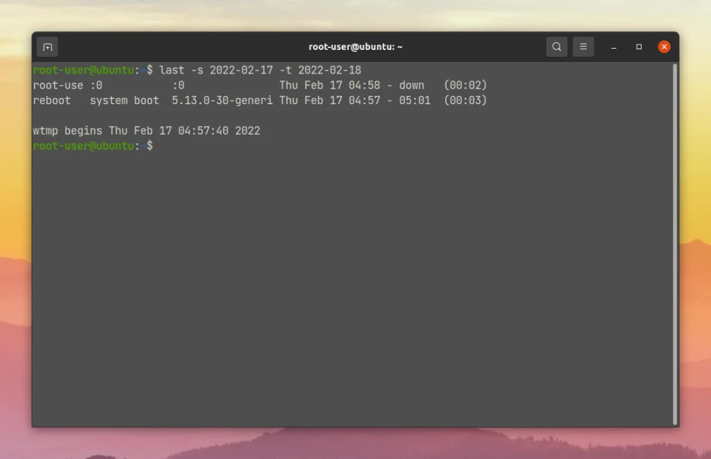 Кто, когда и откуда: Раскрываем все тайны входов в Linux с помощью last