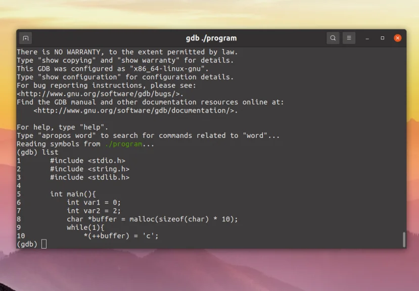 GDB: Полное руководство по отладке программ на C/C++ для начинающих