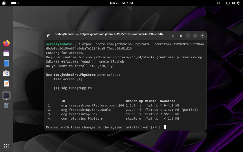PHPStorm в Fedora 41: Полная инструкция по установке и настройке Flatpak-версии