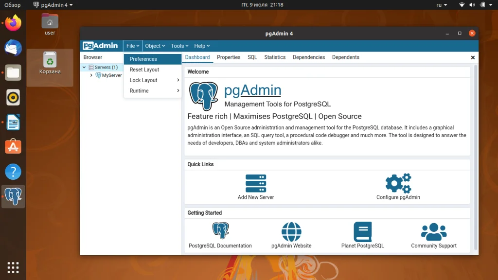 Установи pgAdmin4 на Ubuntu 20.04: Полный гид по настройке мощного инструмента для PostgreSQL