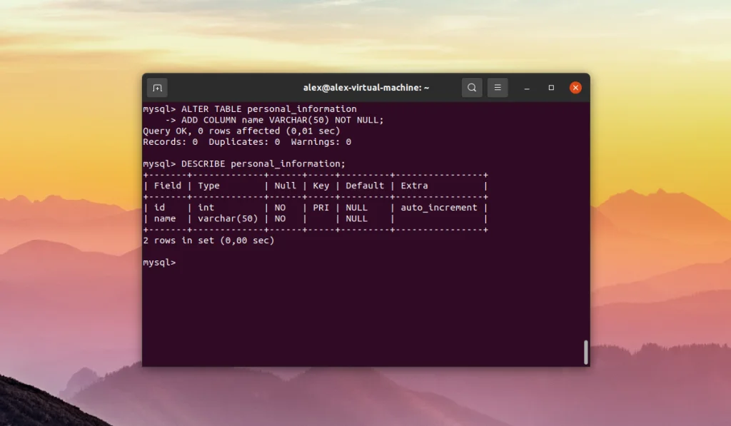 MySQL: Добавляем столбец в таблицу быстро и без ошибок