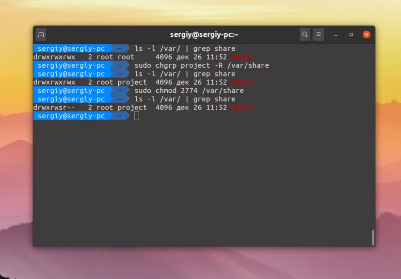 Общие папки в Linux: Как настроить доступ для команды за 5 минут