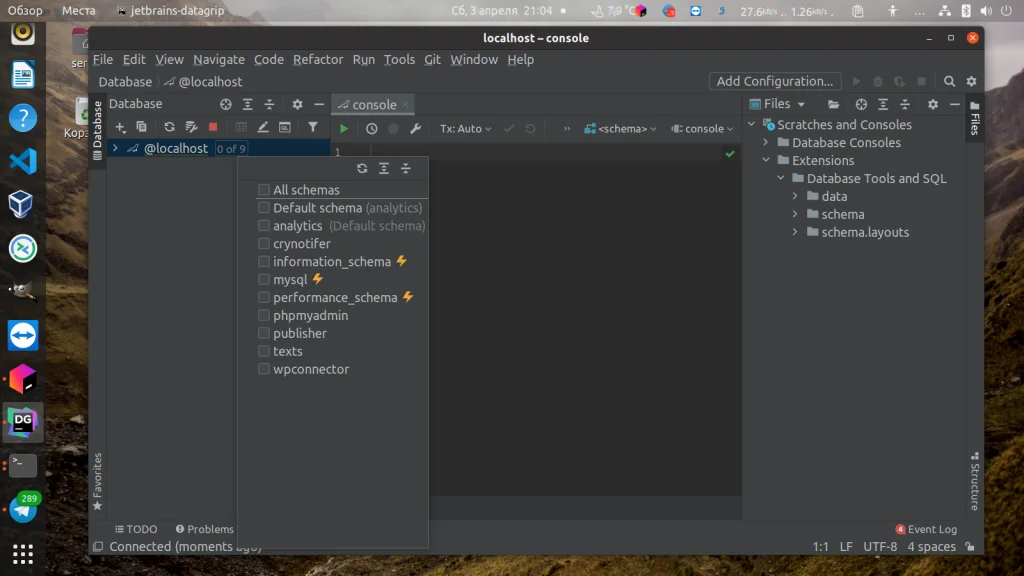 DataGrip в Ubuntu: 4 способа установить мощный клиент для баз данных