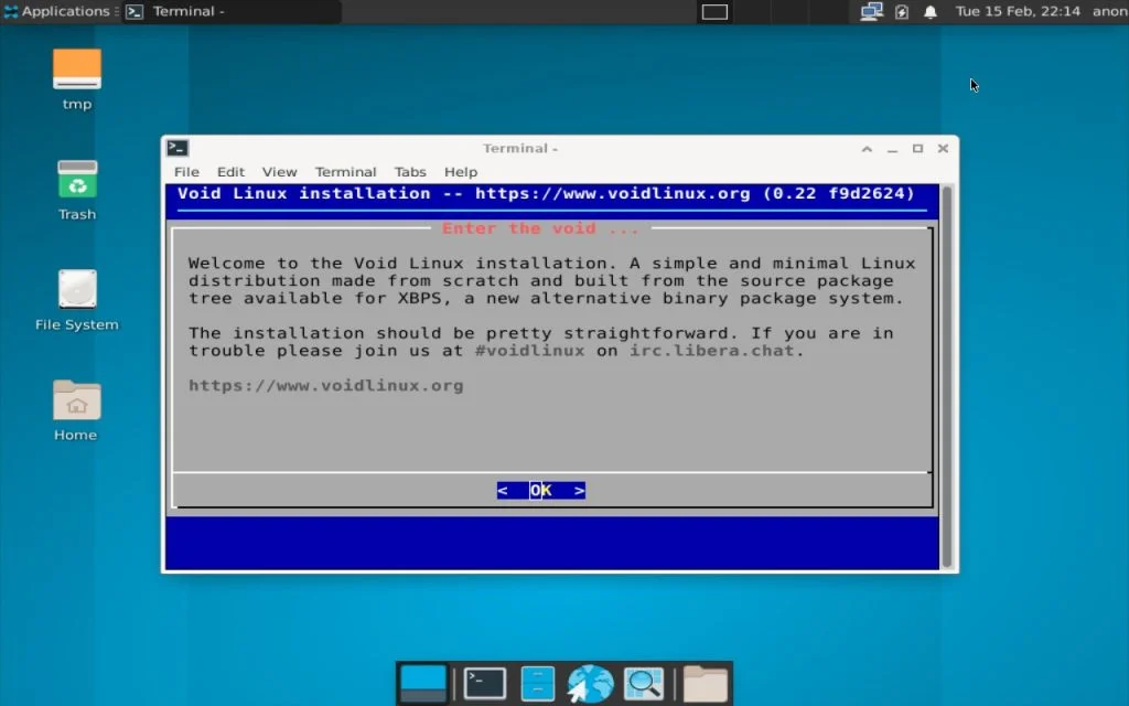 Void Linux: Полное руководство по установке независимого дистрибутива