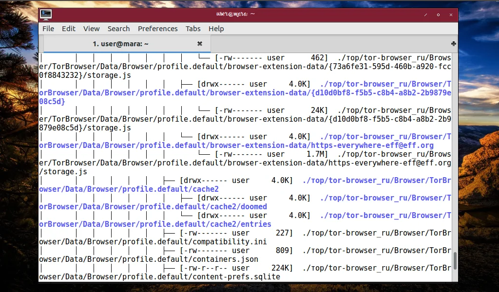 Tree: Ваш гид по джунглям файловой системы Linux