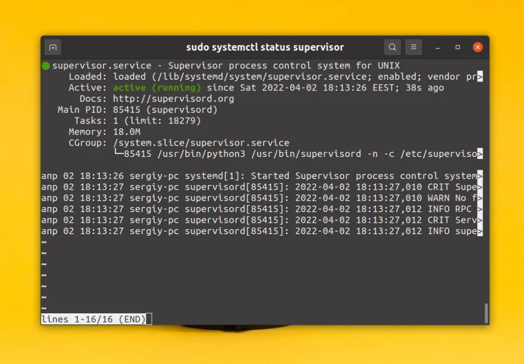 Supervisor: Полный гайд по настройке менеджера процессов в Linux