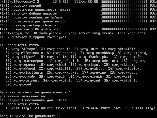 ArchLinux: превращаем голую систему в мощную рабочую станцию
