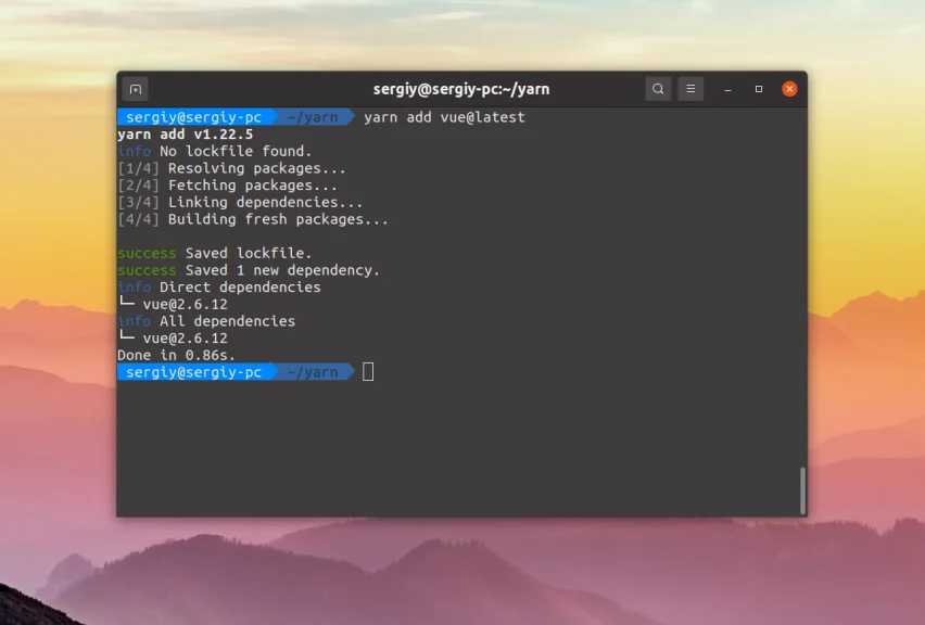 Yarn в Ubuntu: Быстрая установка и эффективная работа с пакетами