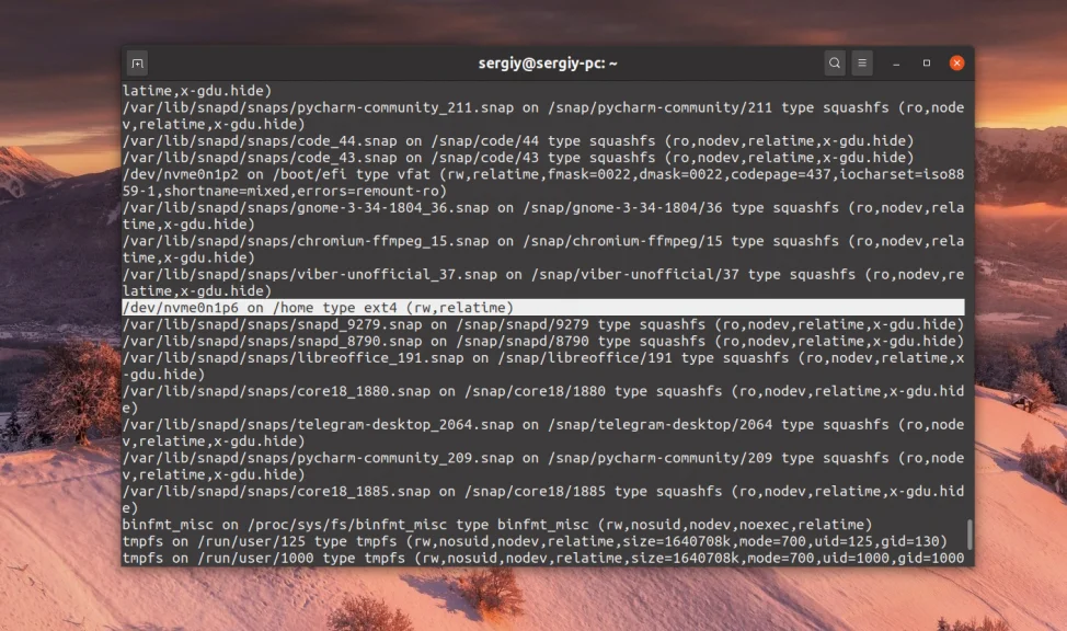 Точки монтирования в Linux: Где и как посмотреть все подключенные диски