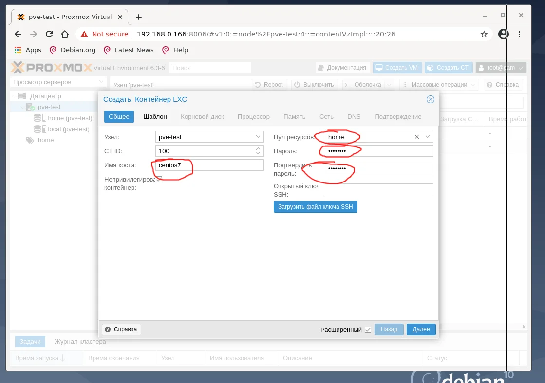 Proxmox VE на Debian 10: Полноценный хостинг на одном сервере