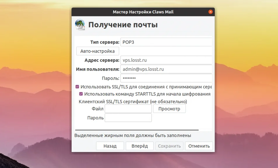 Свой почтовый сервер на Ubuntu: Postfix и Dovecot за час