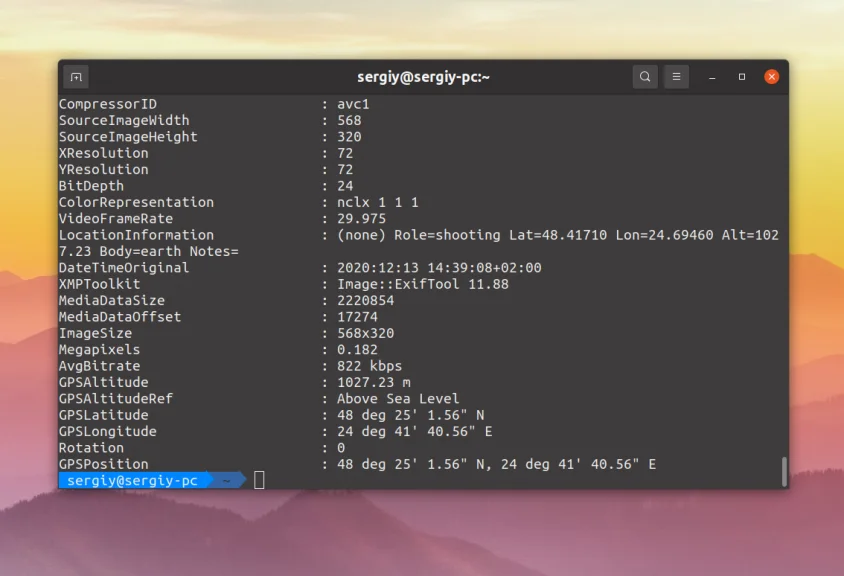 ExifTool: Как найти и удалить скрытые данные из ваших фото и видео
