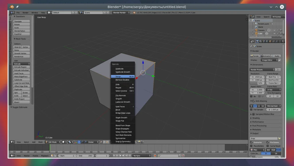 Blender с нуля: Первые шаги в 3D-моделировании для новичков