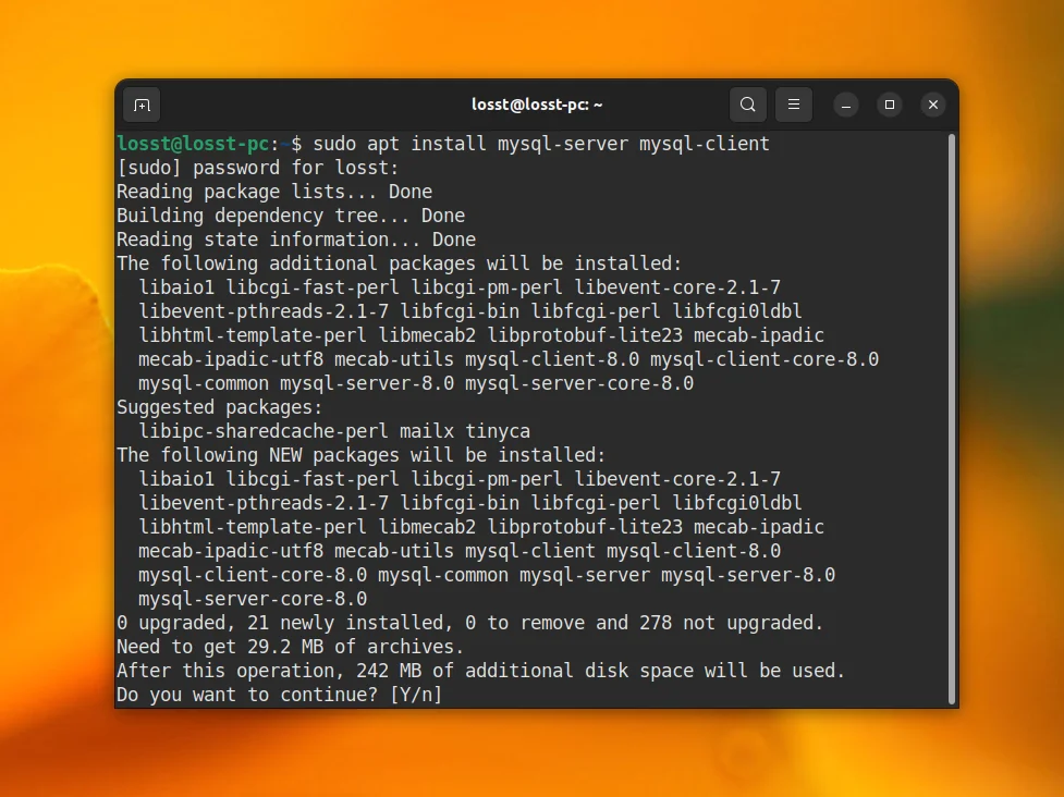 MySQL на Ubuntu 22.04: Быстрая установка и тонкая настройка для вашего сервера
