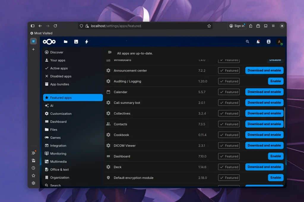 NextCloud: Ваше личное облако за 5 минут. Полная замена Google!