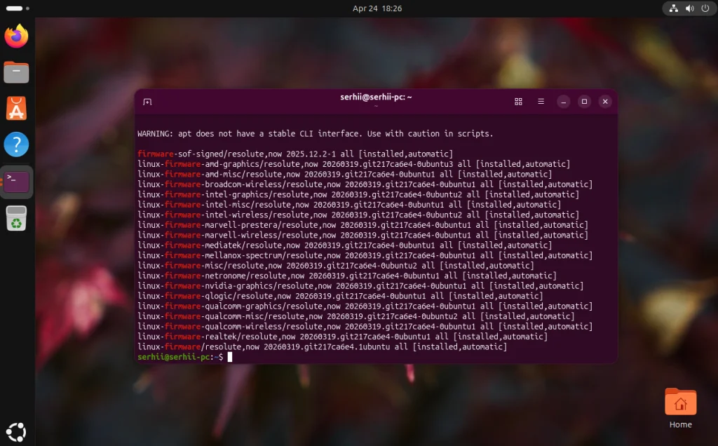 Ubuntu 26.04: 26 шагов для идеальной системы после установки