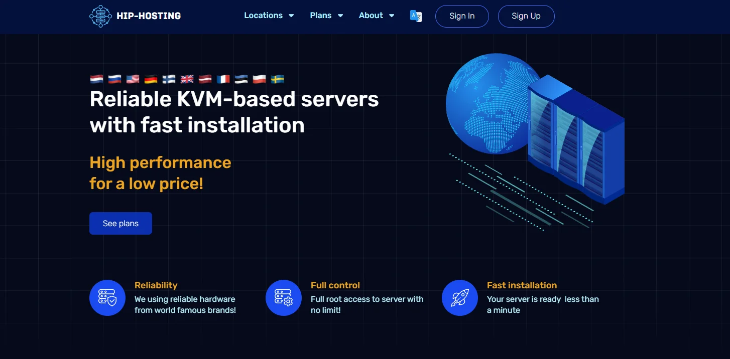 VPS в Нидерландах. Обзор локации HIP-HOSTING и сценариев использования
